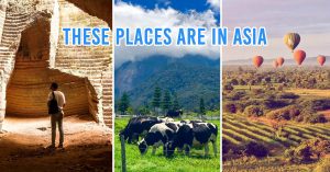 Photo collage of travel destinations in Asia
