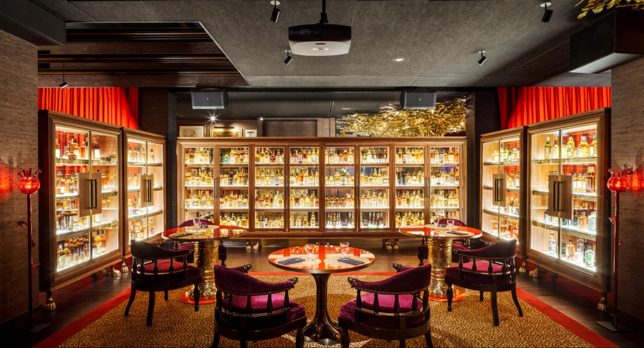 The Whiskey Library at Hotel Vagabond