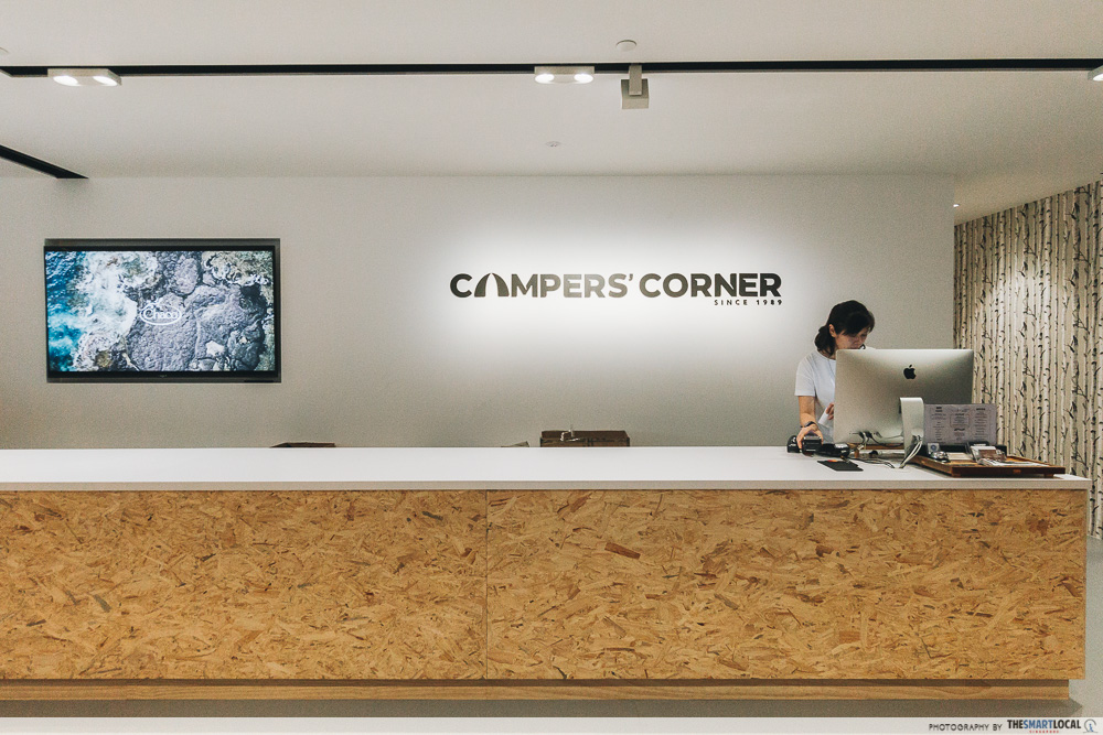Campers' Corner New Biggest Outlet Bukit Timah Singapore Counter