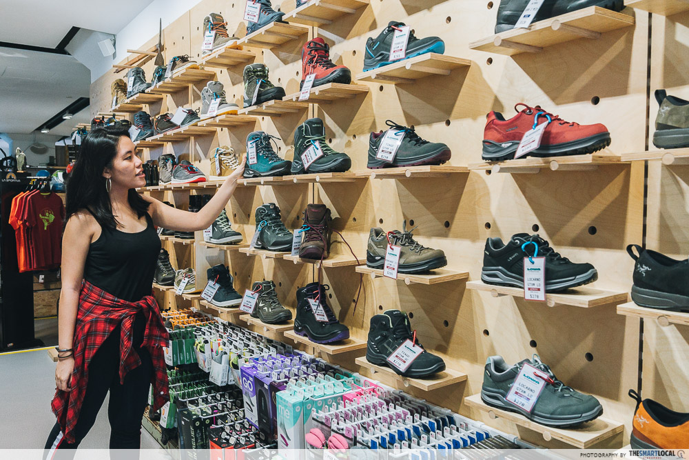 Campers' Corner New Biggest Outlet Bukit Timah Singapore Shoes Footwear Feature Wall