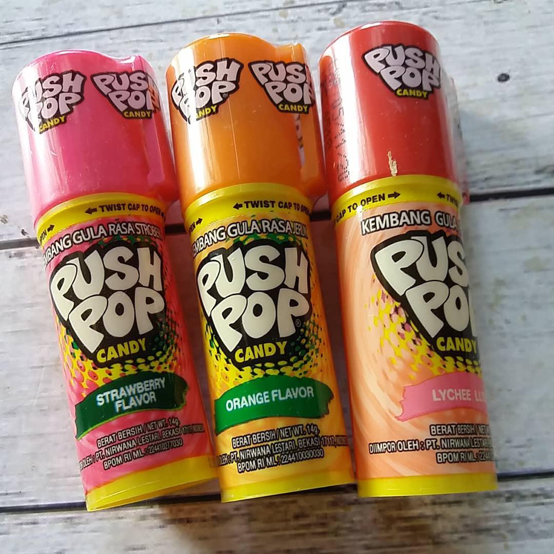 old-school snacks Push Pop Candy