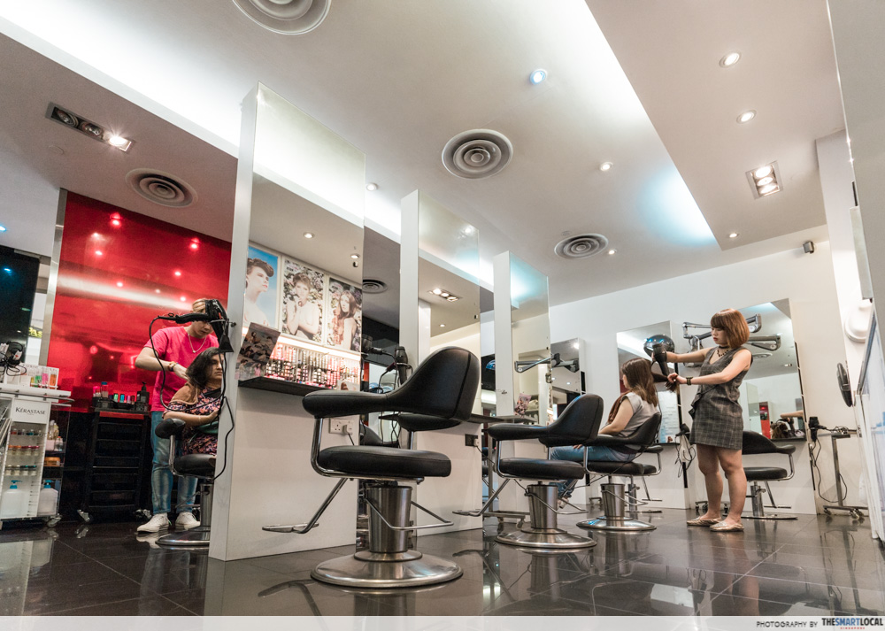 Korean Perms Singapore Salon CapitaLand Shopping Malls REDS Hairdressing