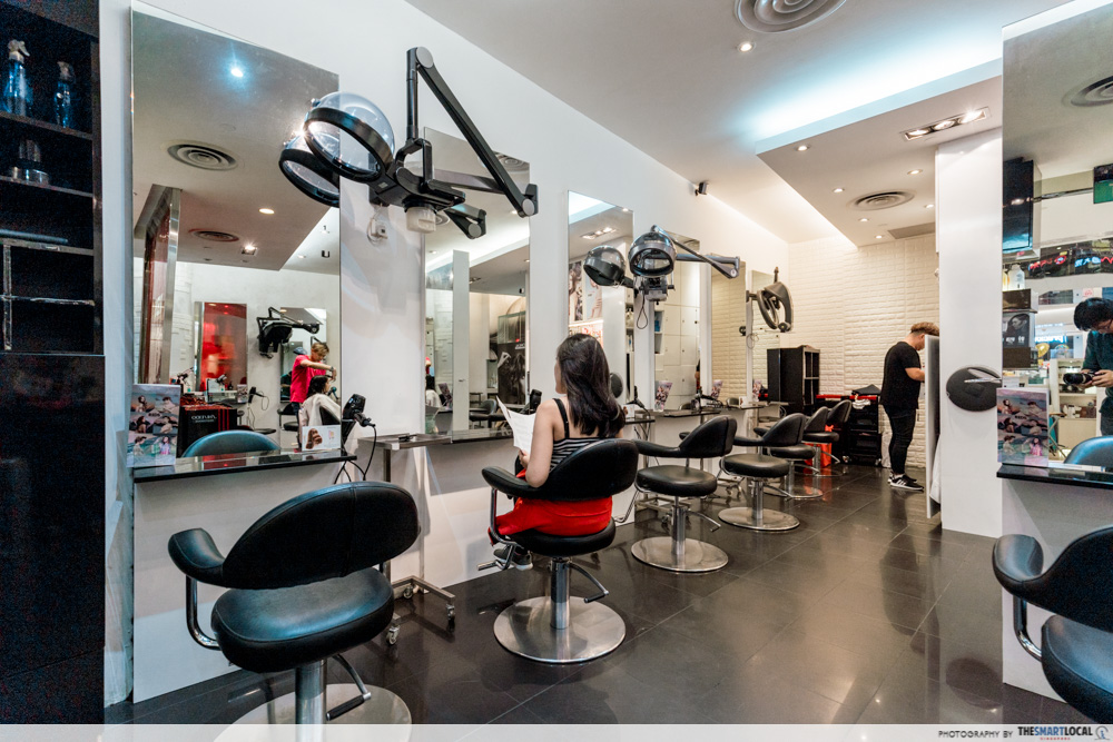 Korean Perms Singapore Salon CapitaLand Shopping Malls REDS Hairdressing Tampines Mall