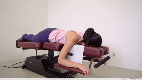 Macquarie Chiropractic Clinic Singapore Spinal Adjustment Flexion Distraction Table Spine Nerves