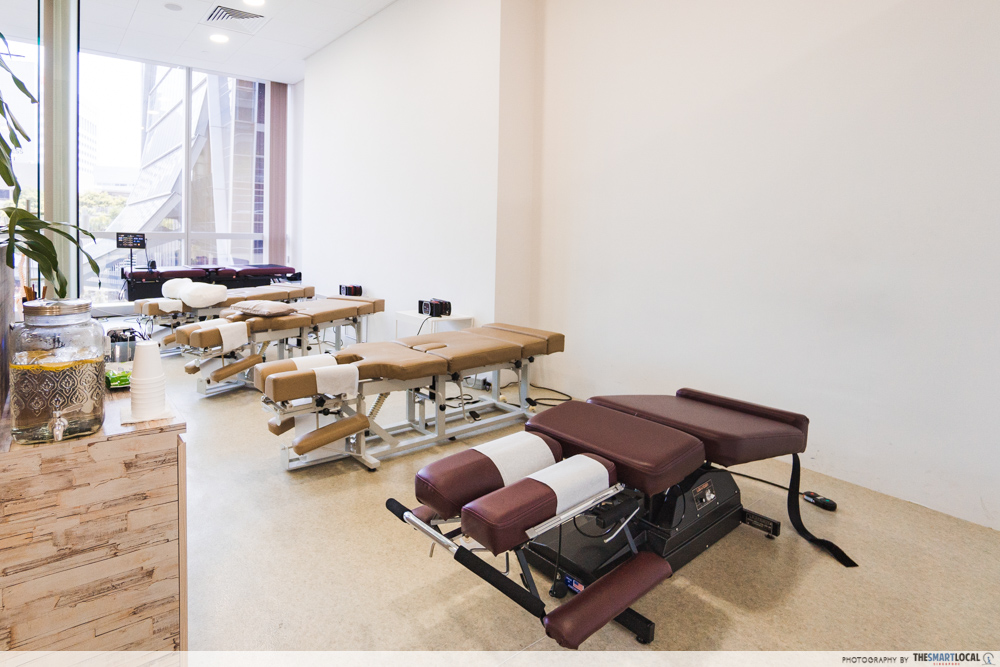 Macquarie Chiropractic Clinic Singapore Spinal Adjustment Flexion Distraction Table