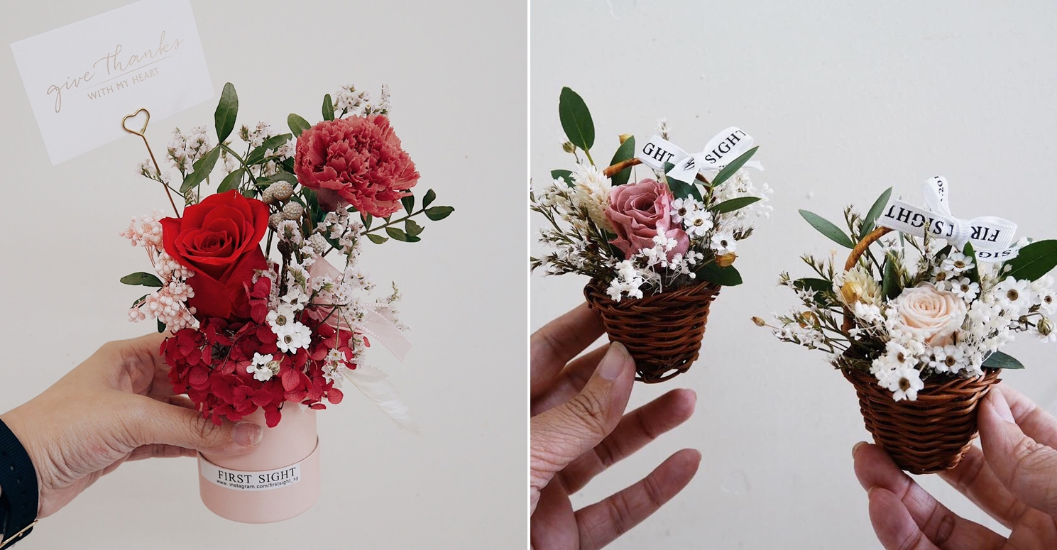 10 florists in singapore with preserved flowers from $28 that will