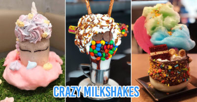 Crazy milkshakes Singapore