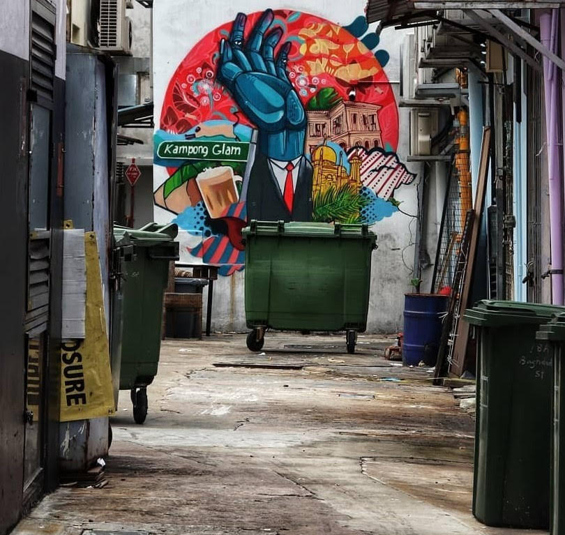 space at Kampong Glam is found at an unsuspecting back alley