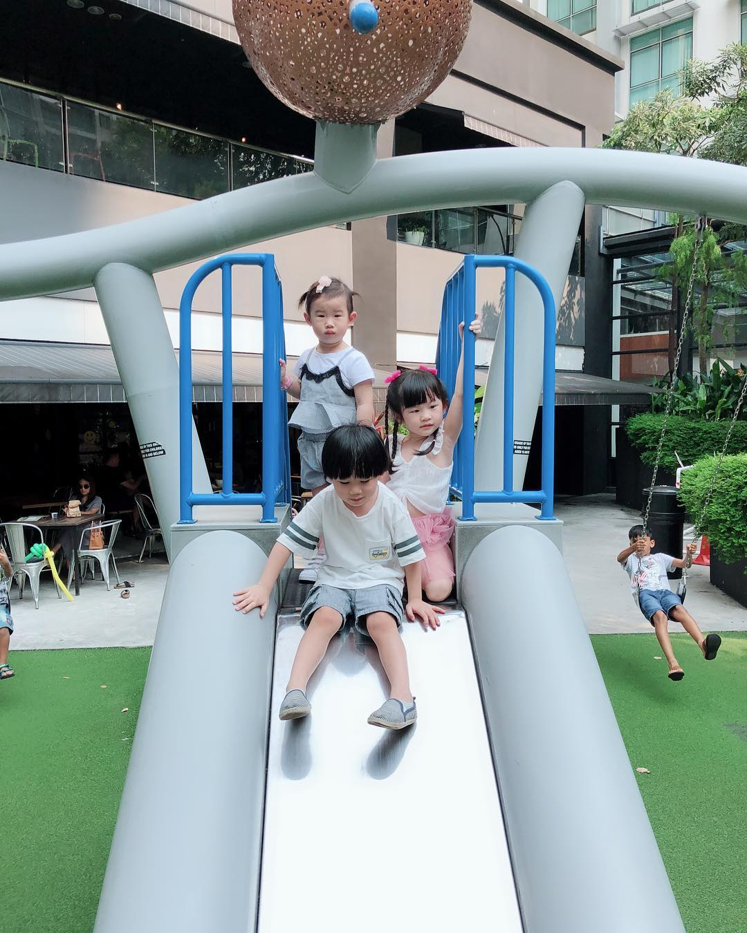 Outdoor playground at Namoo on the Park