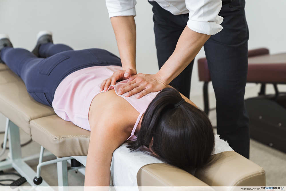 Macquarie Chiropractic Clinic Singapore Spinal Adjustment Spine Examination
