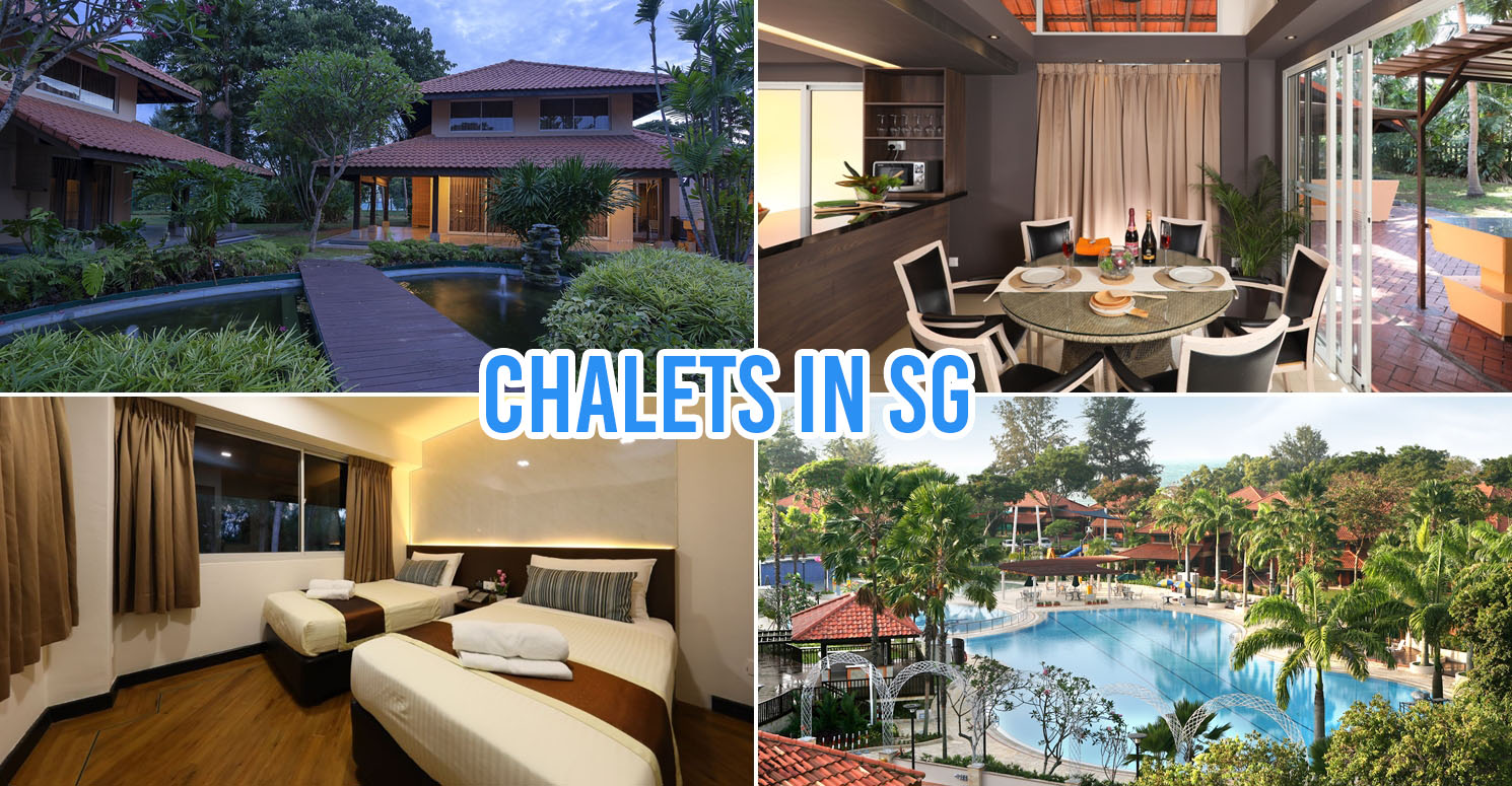 chalets in singapore - collage of chalets