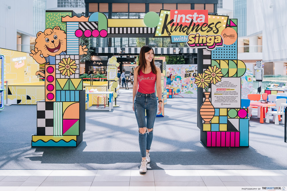 Singa Lion Pop Up InstaKindness Singapore Kindness Movement Raffles City Shopping Centre