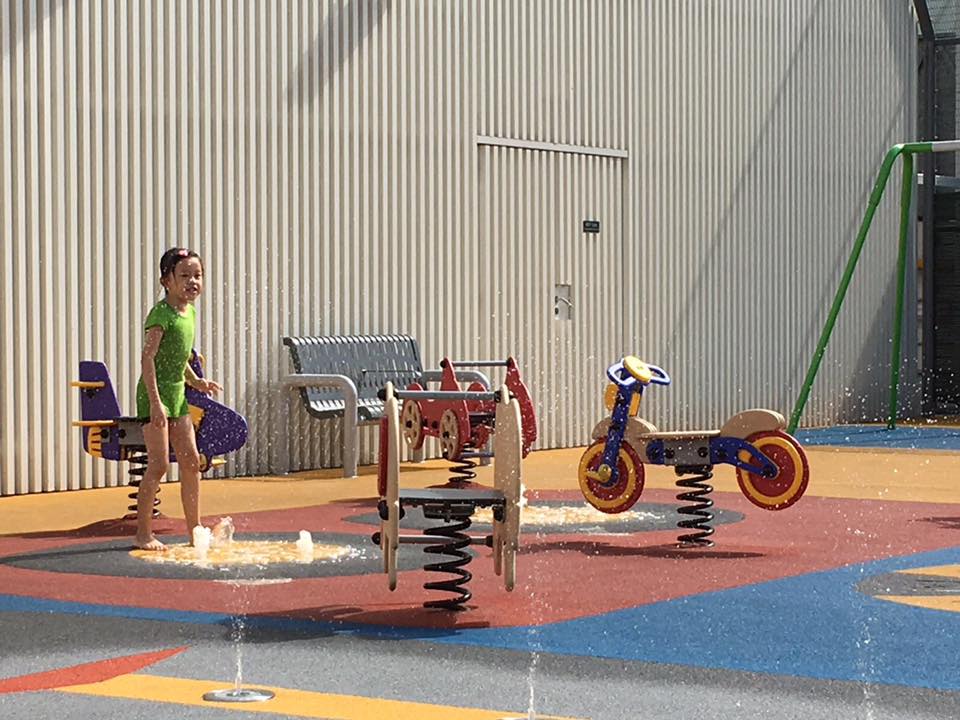 free playgrounds in mall - compass one playground spring rockers