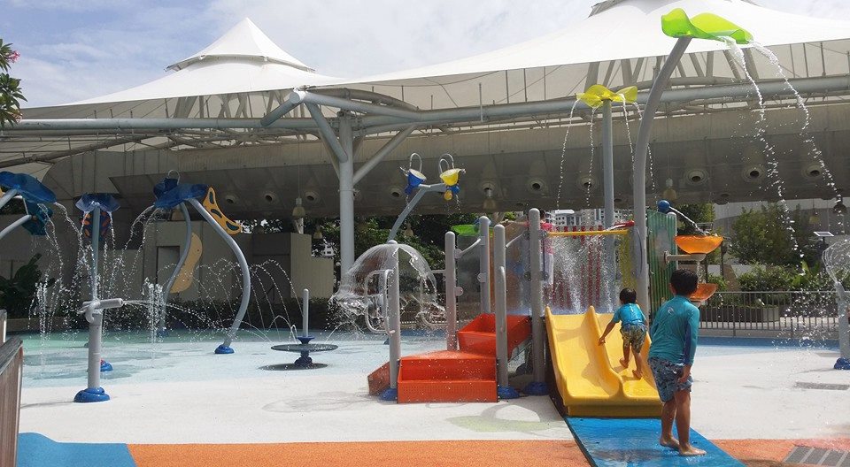 free playgrounds in mall - IMM wet playground
