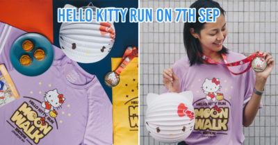 Hello Kitty Run 2019 - collage of items in goodie bag