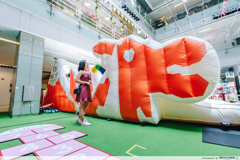 KINEX Mall Is Going Local With Ang Ku Kueh Workshops & A Dragon Playground Bouncy Castle dragon bouncy castle