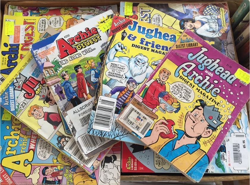 Secondhand Bookstores - Evernew Book Store Archie Comics