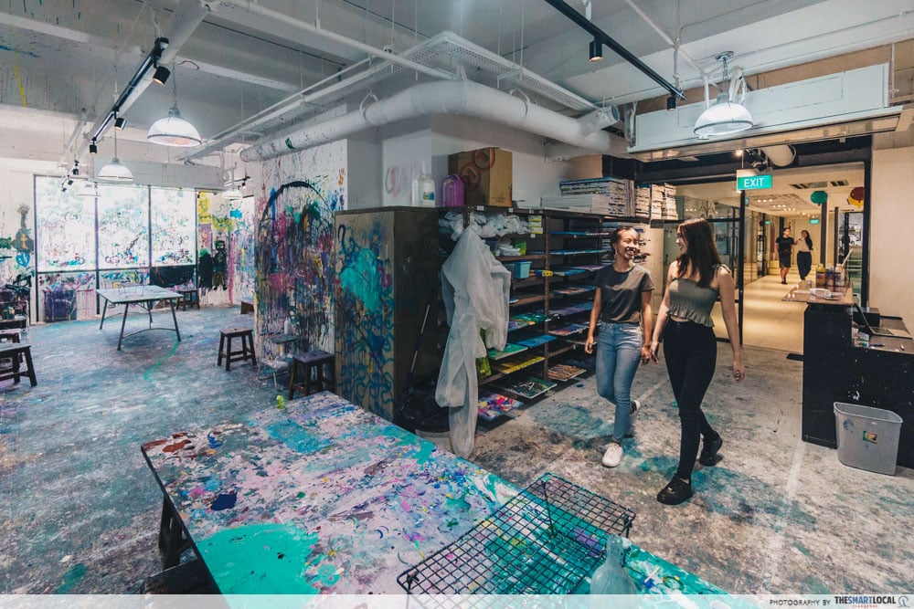 Splat Paint House First Art Jamming Studio In Singapore That Lets You