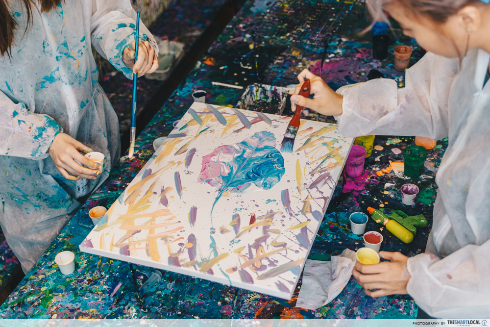 Splat Paint House First Art Jamming Studio In Singapore That Lets You