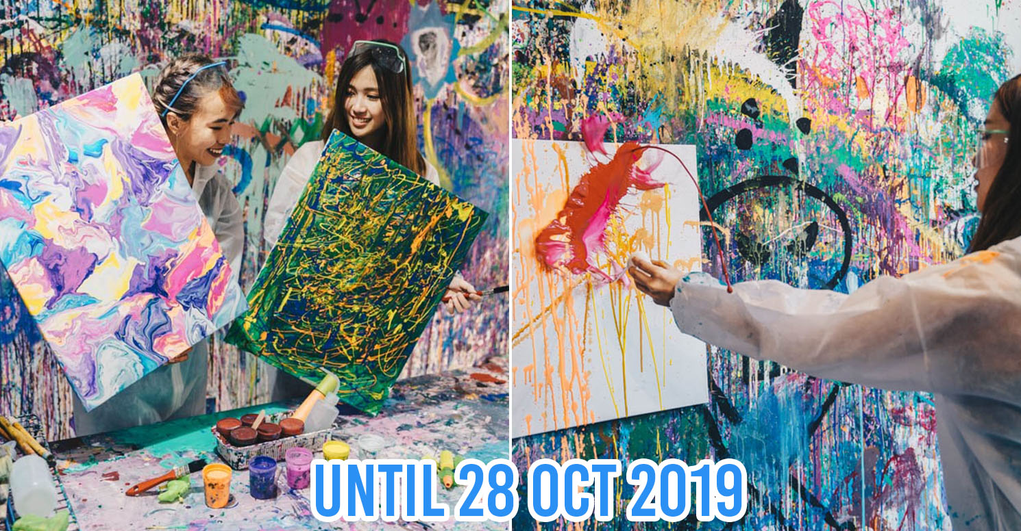 Splat Paint House First Art Jamming Studio In Singapore That Lets You Paint With Water Guns Splat Paint House