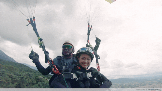 paragliding in nantou