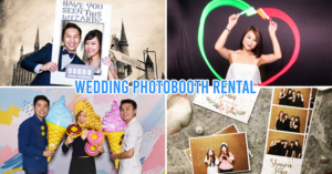 wedding photobooth - collage of cloud booth, instantly,sg, SERSQ, funpics