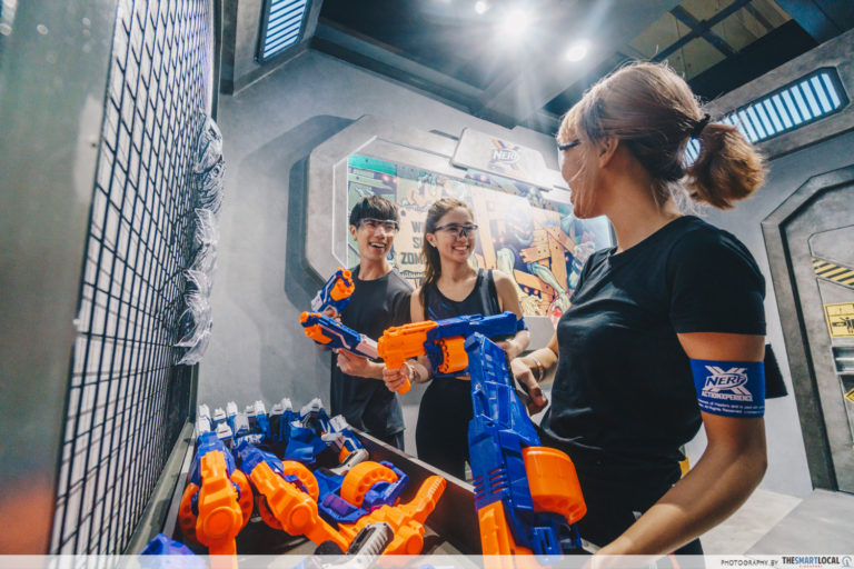 NERF Action Xperience Is A Huge Indoor Arena With Zombie Shooting, High
