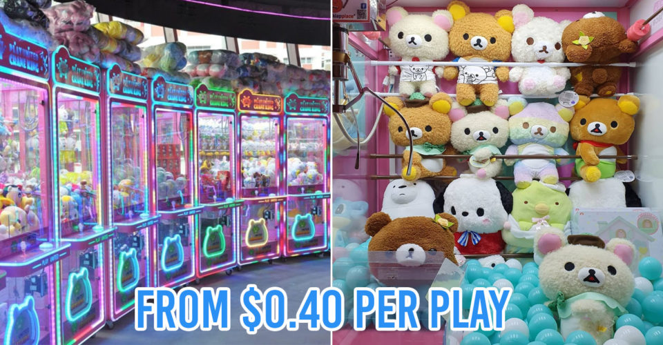 8 New Claw Machine Arcades In Singapore That Opened In 2019 For You To
