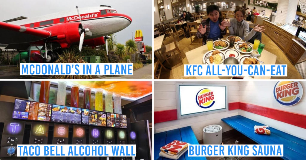 what fast food restaurants are worldwide