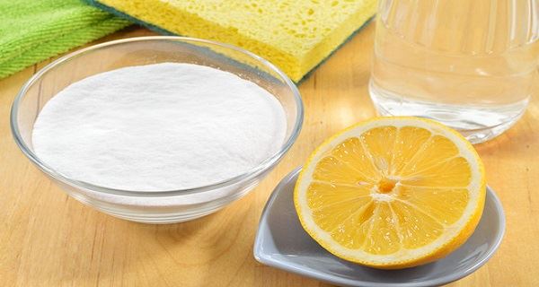 laundry tips - lemon and baking soda