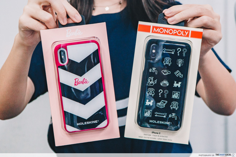 moleskine monopoly and barbie phone case