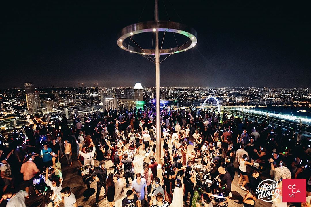 things to do in november 2019 - silent disco at MBS observation deck