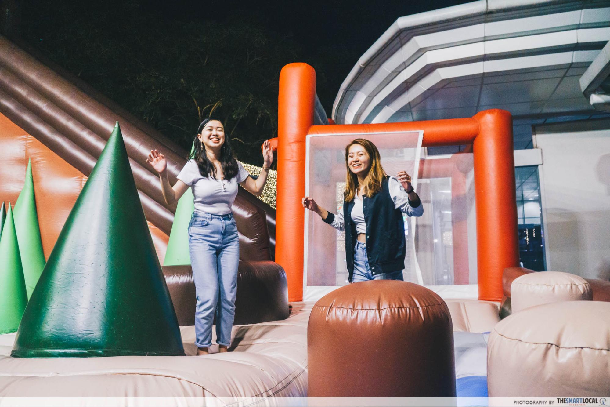 City Square Mall Christmas 2019 We Bare Bears Inflatable Bounce House