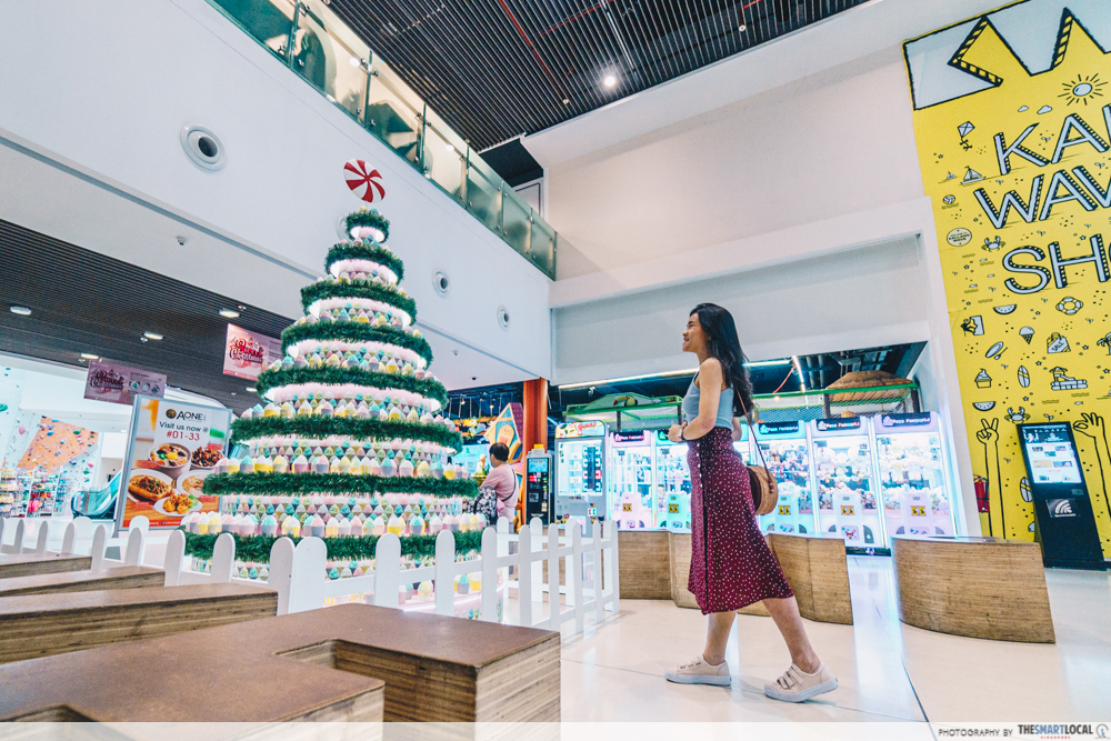 Kallang Wave Mall Christmas Cupcake Tree 