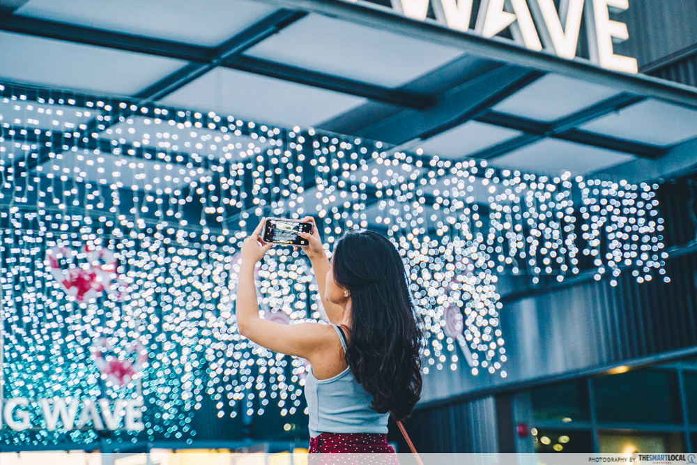 Kallang Wave Mall Fairy lights christmas 