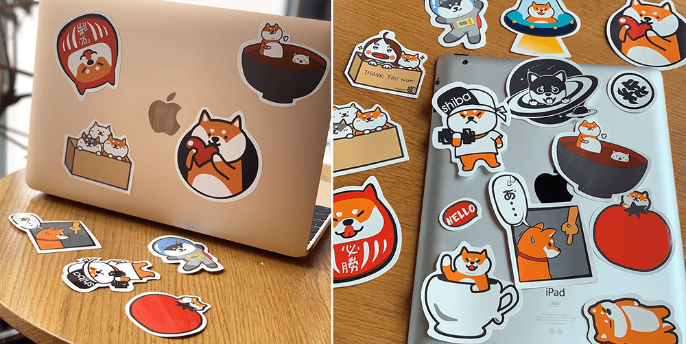 Shiba Inu Laptop Stickers Taobao Shopping Items