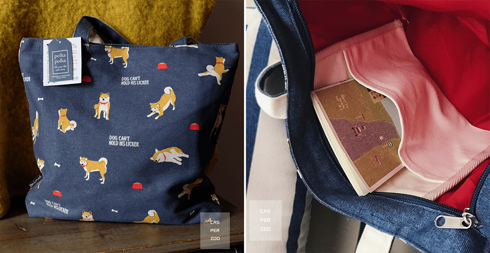 Shiba Inu Canvas Bag Tote Taobao Shopping Items