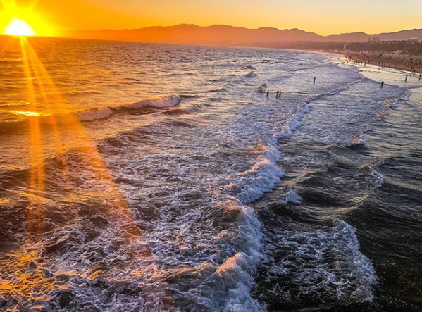 Santa Monica Pier sunset