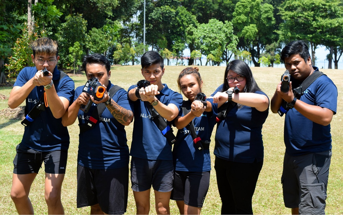 laser tag singapore tag team