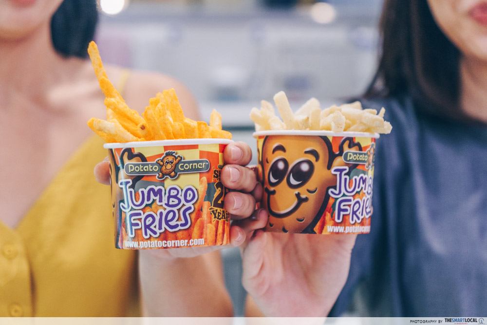 vivocity black friday sale 2019 - jumbo fries at potato corner