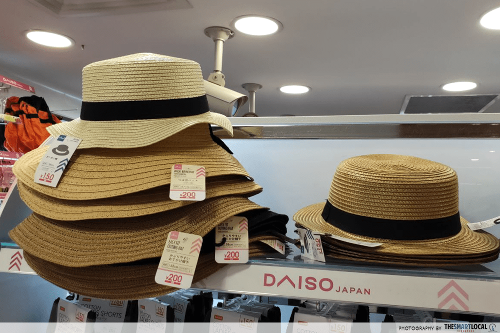 Sun Hats Daiso Travel Items $2 Singapore