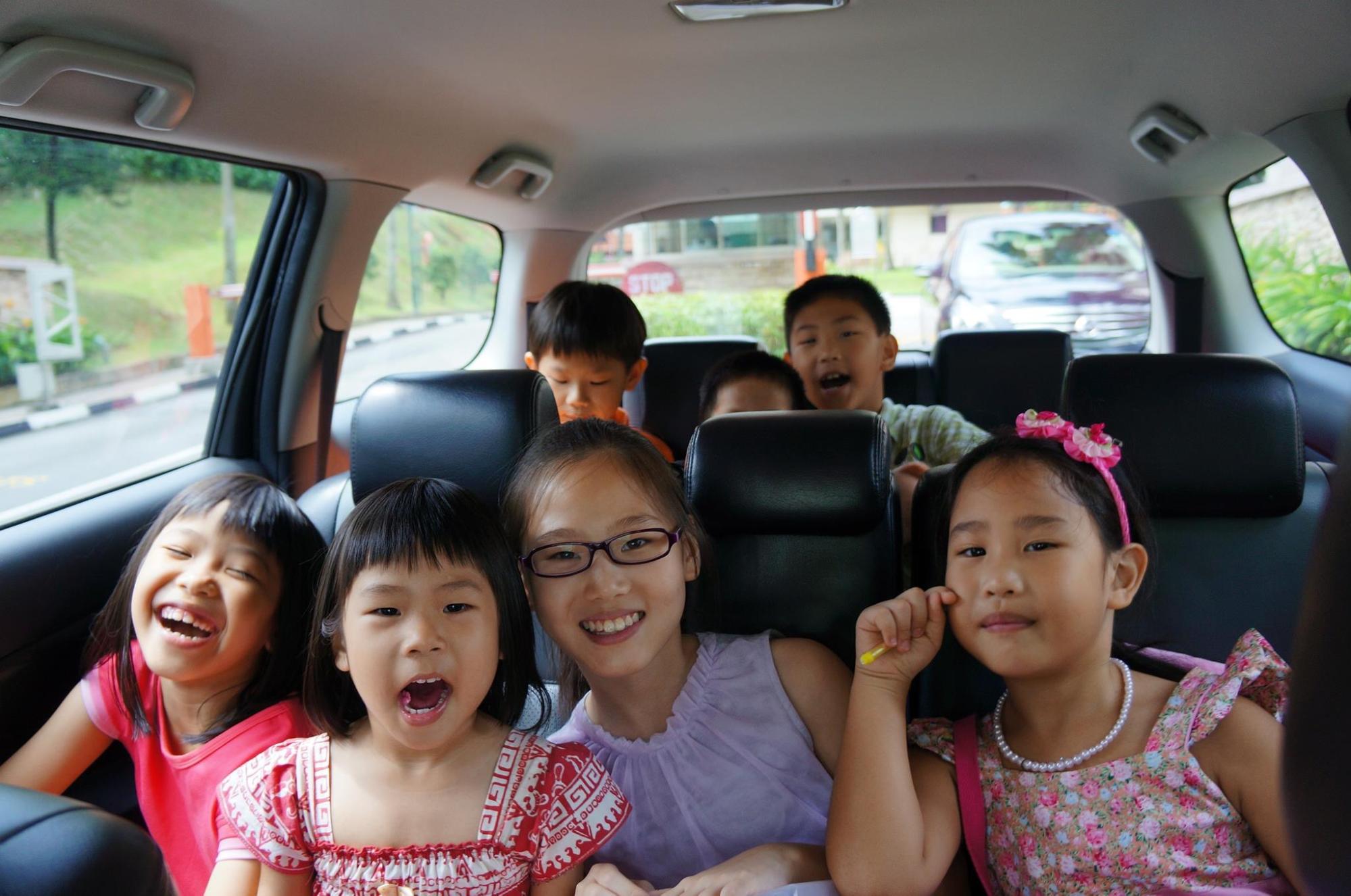 car ride with cousins