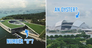 feng shui in singapore architecture - collage of marina barrage and singapore sports hub