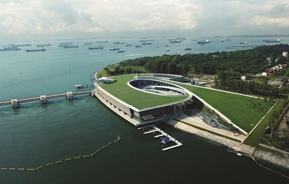 feng shui in singapore architecture - marina barrage