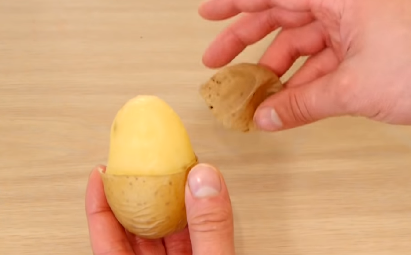kitchen peeling hacks potato