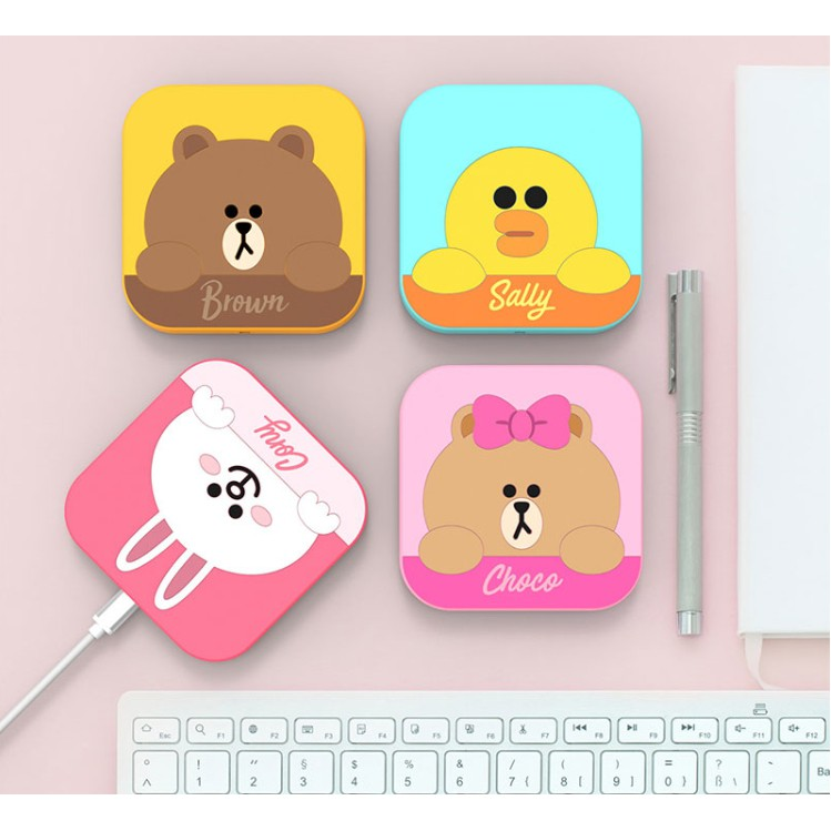line friends wireless charger