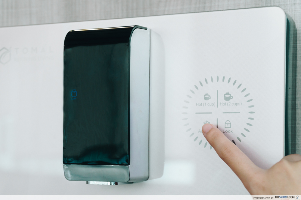 tomal freshdew water dispenser - touch panel