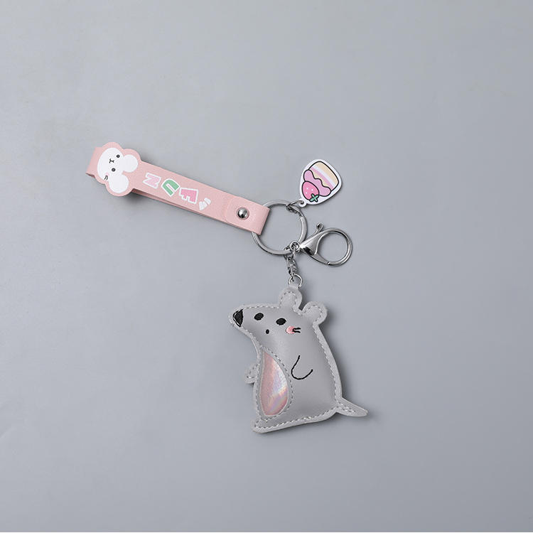 Puffy mouse keychain Taobao