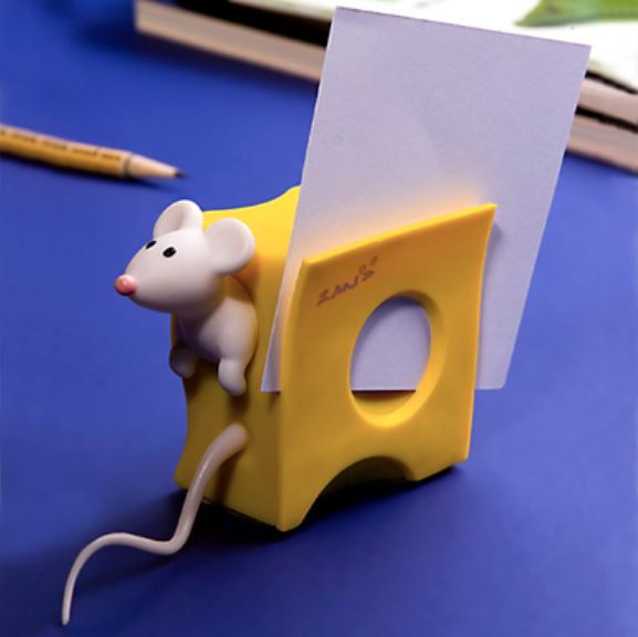 Mouse and cheese pen note holder Taobao