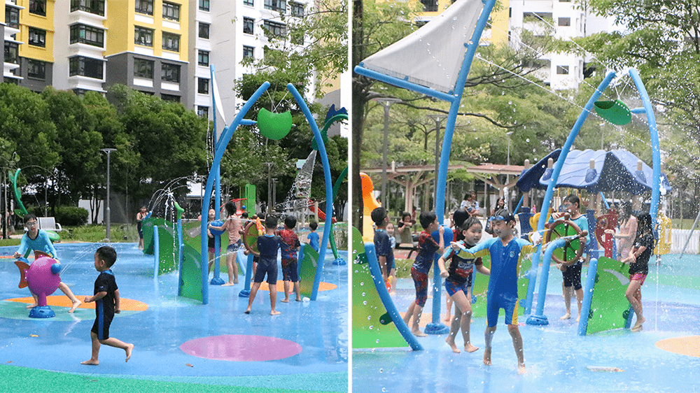 Jelutung Harbour Park Playground Water